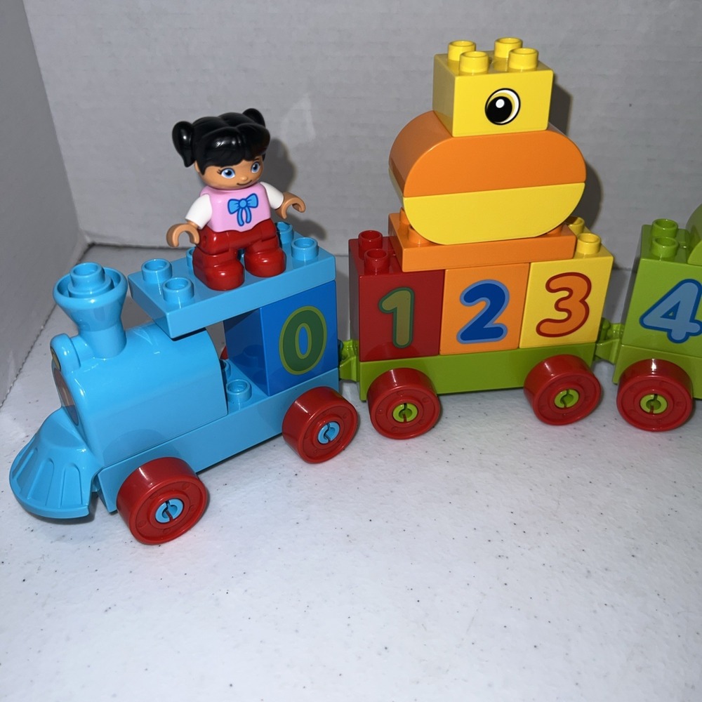 Lego Duplo My First Number Train Learn To Count #10847 Incomplete Toddler Blocks - Picture 2 of 5